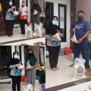 PENYALURAN BANSOS SEMBAKO/BPNT DESA SINAR BULAN KECAMATAN SATUI