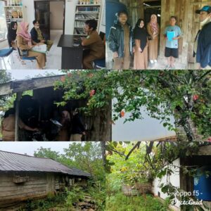 MELAKSANAKAN VERIFIKASI DAN VALIDASI BANSOS RTLH DI DESA DAMAR INDAHM KECAMATAN SUNGAI LOBAN