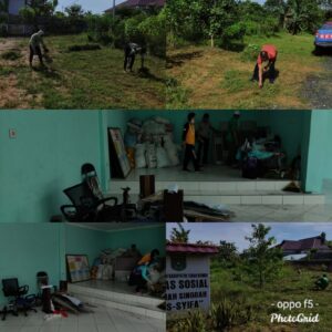 KERJA BAKTI MEMBERSIHKAN LINGKUNGAN  RUMAH SINGGAH DAN KANTOR DINSOSKABUPATEN TANAH BUMBU
