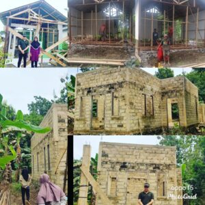 MONITORING REHAB RUMAH TIDAK LAYAK HUNI (RTLH) DI DESA POLEWALI,DESA KAMPUNG BARU DAN DESA SARIGADUNG