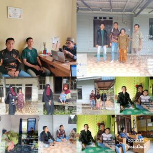 MELAKSANAKAN VERIFIKASI DAN VALIDASI DATA DI DESA SARIMULYA KECAMATAN MENTEWE