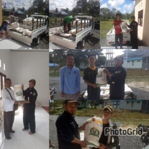 PENDAMPINGAN PENDISTRIBUSIAN BERAS CBP TAHAP 3 DI 12 DESA KECAMATAN KARANG BINTANG
