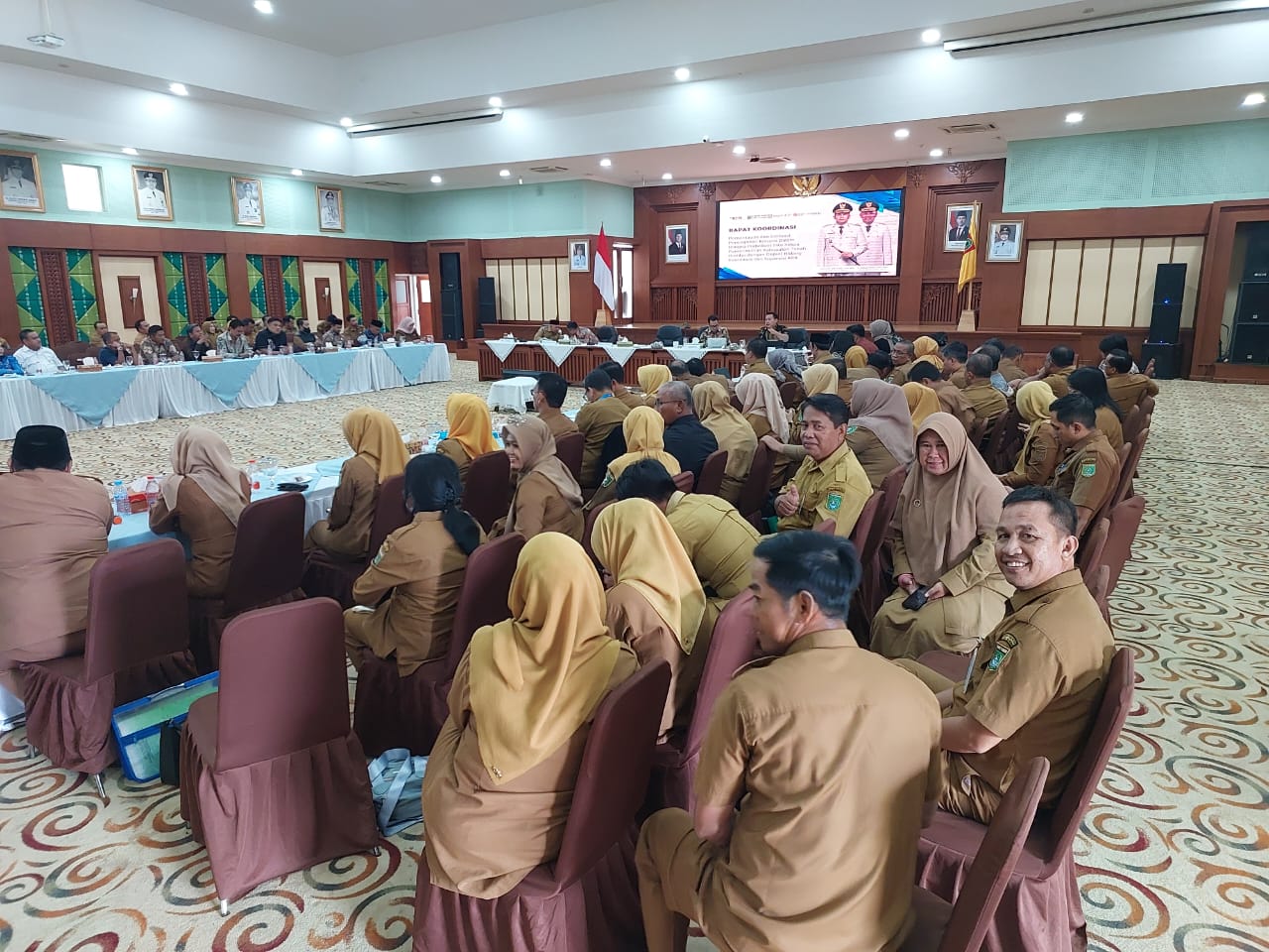 Dinas Sosial Tanah Bumbu Hadiri Rapat Koordinasi dan Evaluasi Pencegahan Korupsi di Banjarbaru