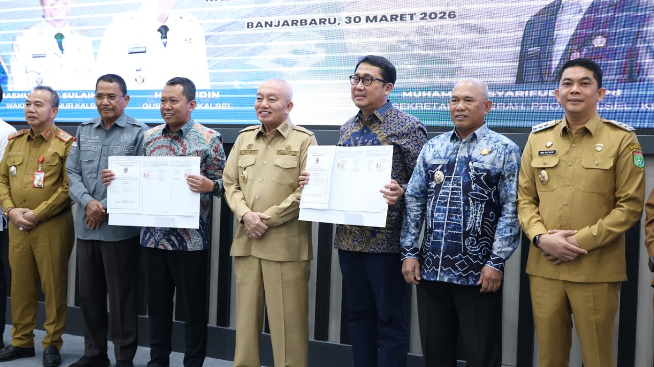 Kontrak Pembangunan Jembatan Pulau Laut Resmi Diteken, Tanah Bumbu – Kotabaru Siap Terkoneksi