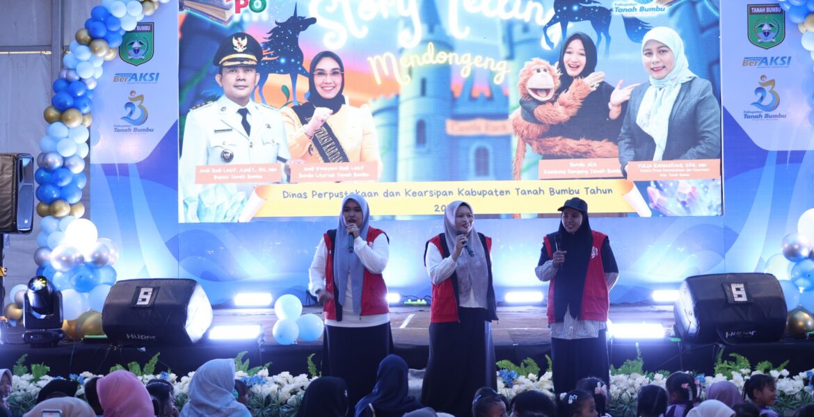 Hari ke-2 Aksi Inovasi Tanbu, Story Telling dan Lomba Pidato Meriahkan HUT ke-23 Tanah Bumbu