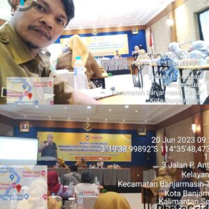 MENGIKUTI RAKOR PENYANDANG DISABILITAS TAHUN 2023