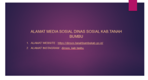 Alamat Media Sosial