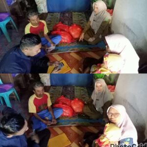 PENYALURAN SPM KEPADA LANSIA DI JL.TRANSMIGRASI GG.SEPAKAT KEC.SIMPANG EMPAT