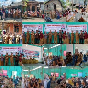 RAPAT KOORDINASI DAN VALIDASI DATA ANAK STUNTING DI KEC. SATUI DAN KEC.KUSAN HULU