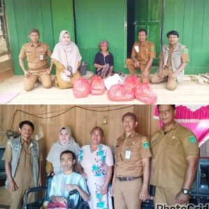 PENYALURAN BANTUAN SPM PERMAKANAN DIKECAMATAN MENTEWE