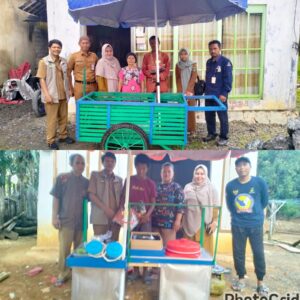 MELAKSANAKAN PENYALURAN BANTUAN ATENSI DARI KEMENTRIAN SOSIAL SENTRA BUDI LUHUR