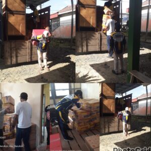 MUAT BARANG LOGISTIK KE GUDANG LBK