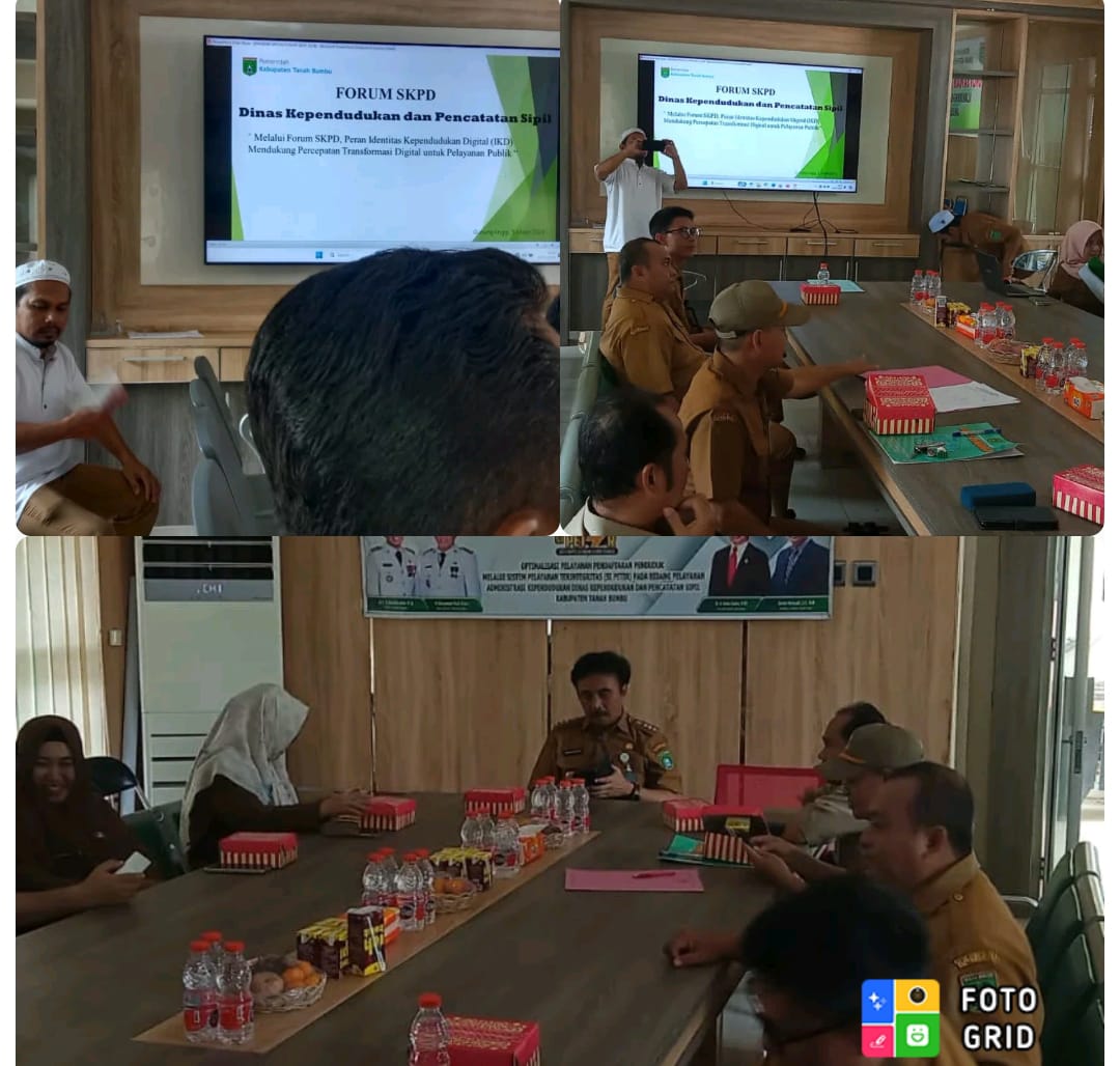 MENGHADIRI FORUN SATUAN KERJA PERANGKAT DAERAH
