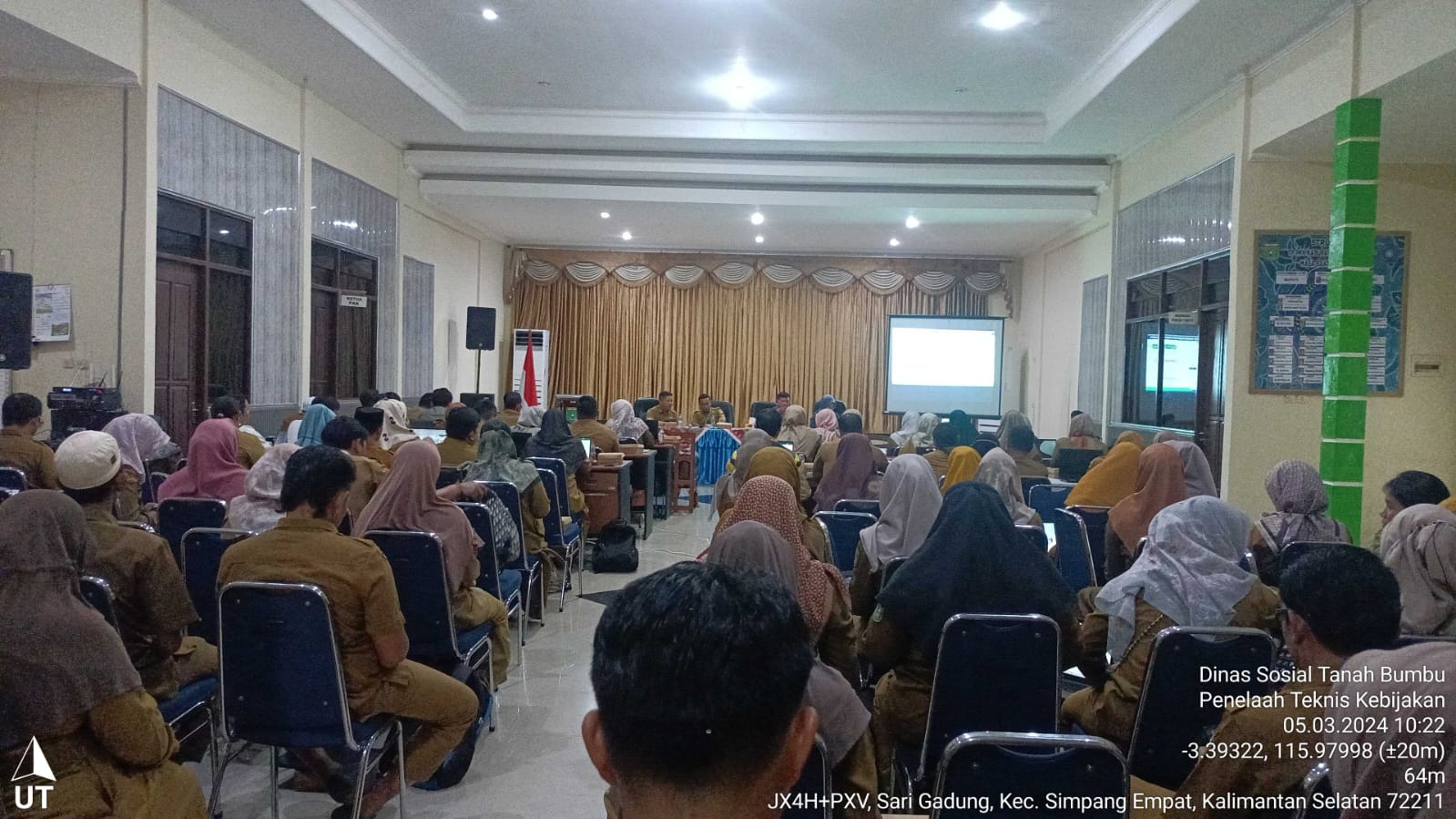 DINAS SOSIAL MENGHADIRI RAPAT SOSIALISASI APLIKASI REKON