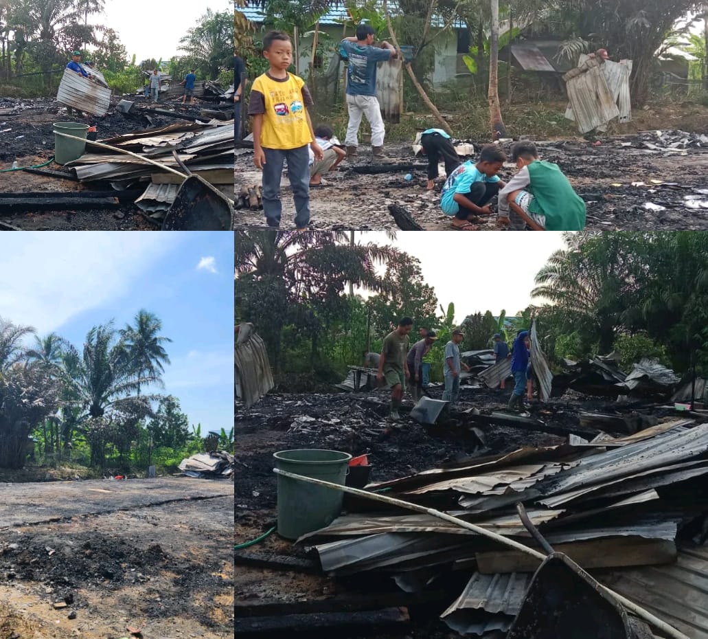 TERJADI KEBAKARAN DI KECAMATAN ANGSANA