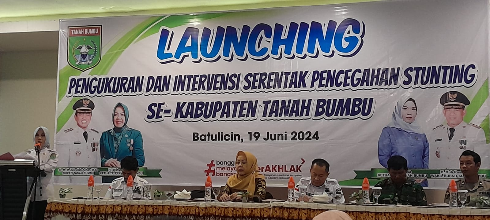 Launching “Pengukuran dan Intervensi Serentak Pencegahan Stunting Se-Kabupaten Tanah Bumbu
