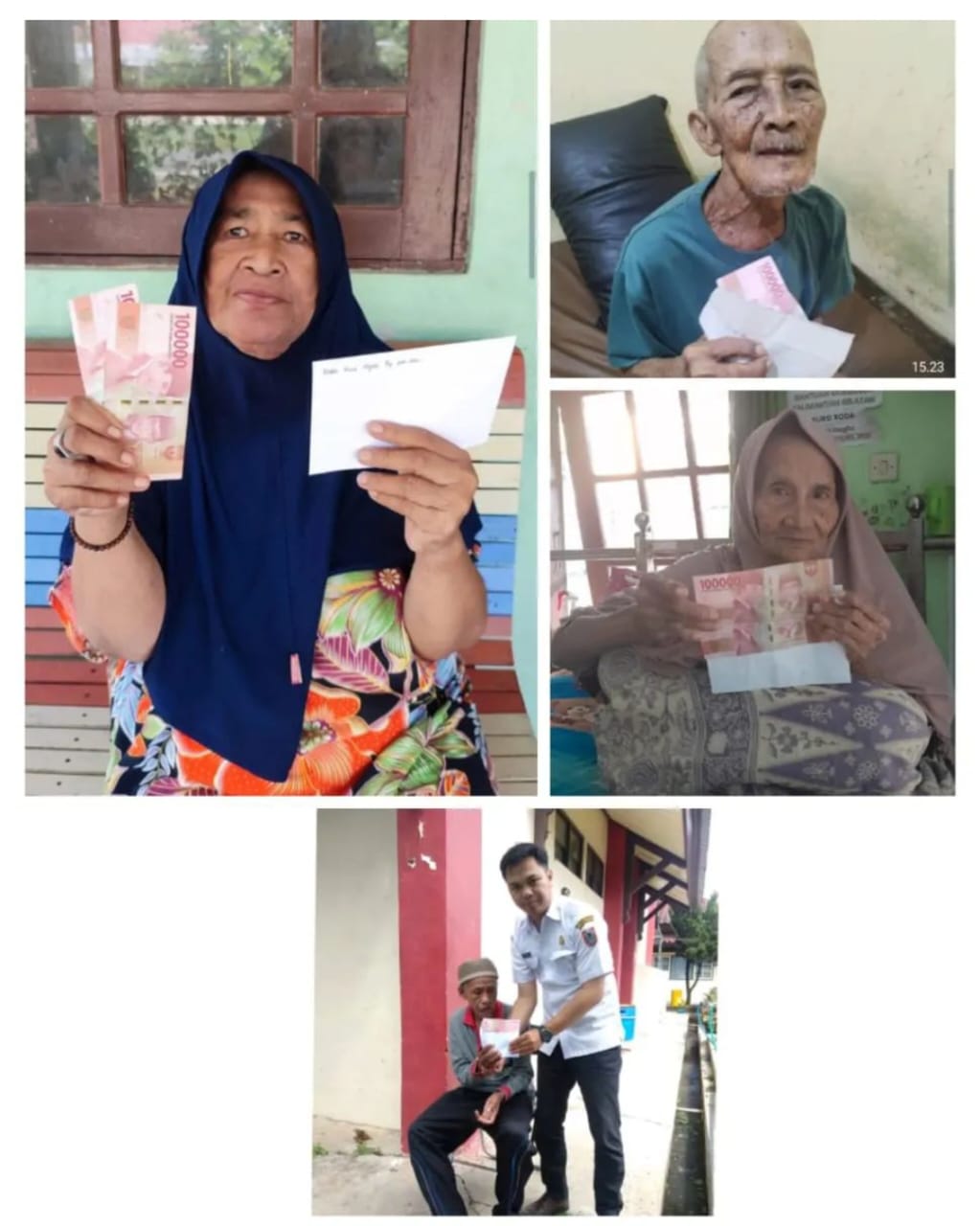 MELAKSANAKAN PENYALURAN UANG SAKU