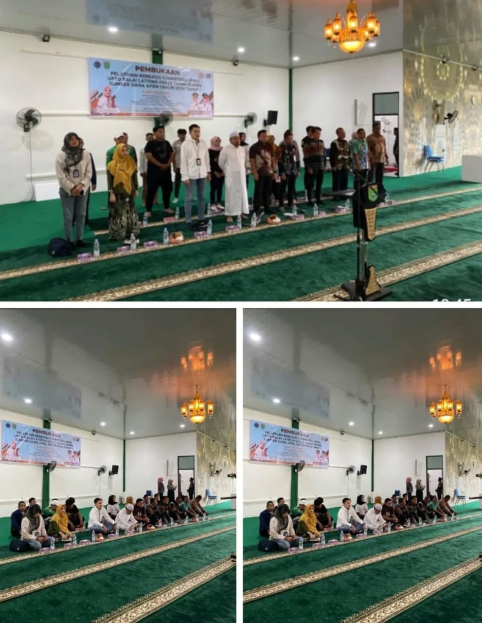 MENGHADIRI ACARA PEMBUKAAN PELATIHAN BERBASIS KOMPETISI