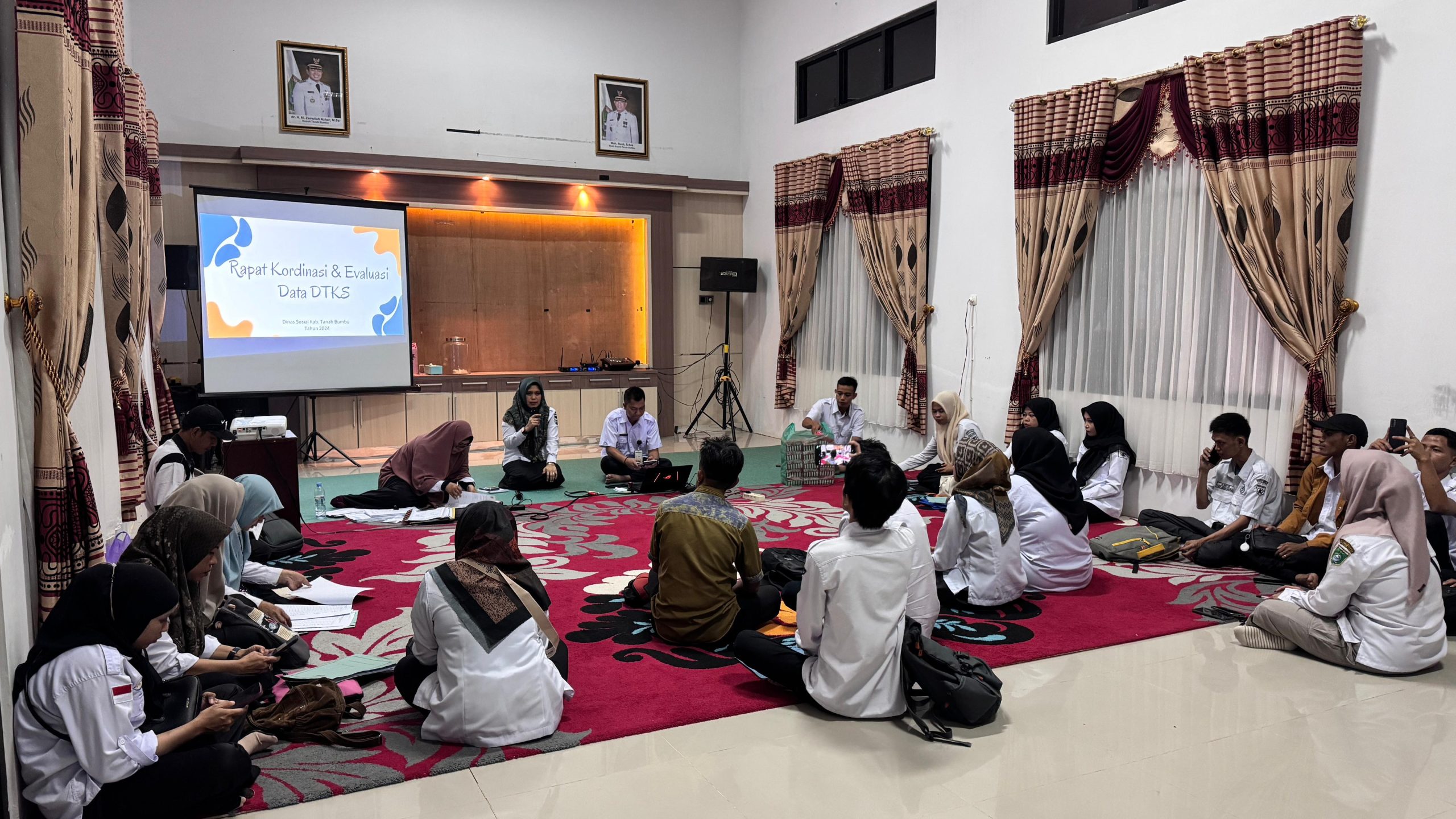 Rapat Kordinasi & Evaluasi Data DTKS