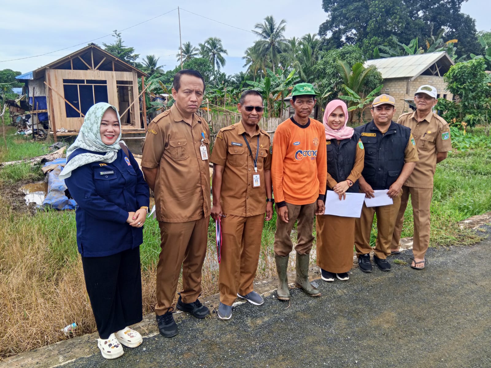 Pendampingan uji petik bersama Tim Inspektorat Daerah yaitu Bansos RS RTLH Uep dan Jadup Tahun 2024