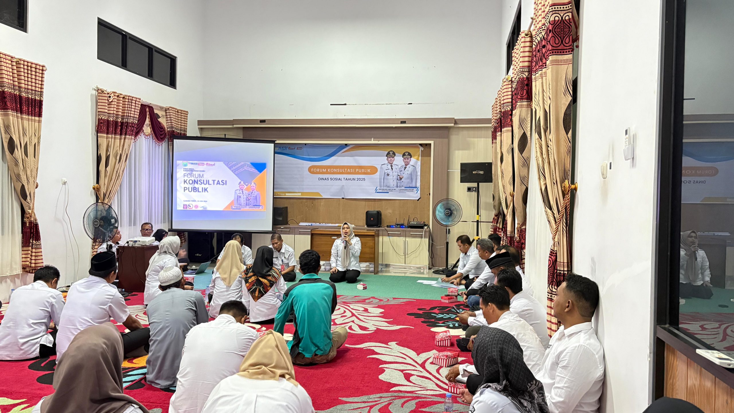 Dinas Sosial Gelar Forum Konsultasi Publik Standar Pelayanan Demi Dukung Program Bupati Tanah Bumbu
