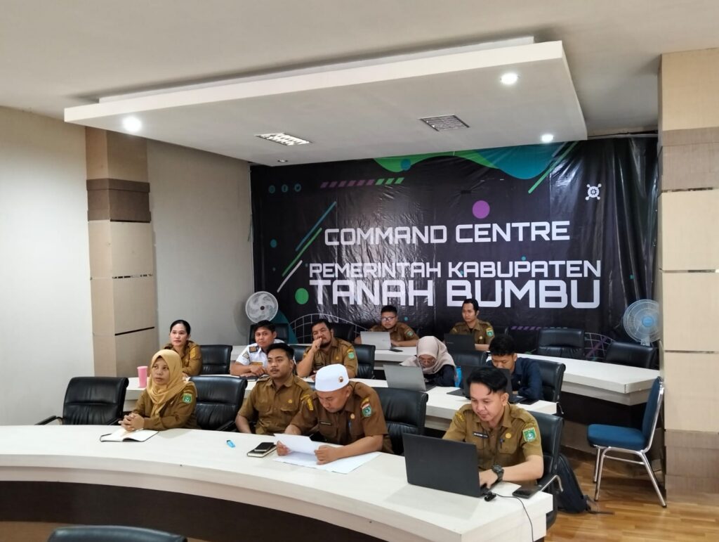 Ikuti Zoom Meeting Inflasi Perekonomian, Dinsos Tanah Bumbu Dukung Pengendalian Harga Daerah